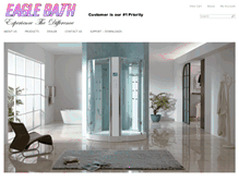 Tablet Screenshot of eaglebath.com